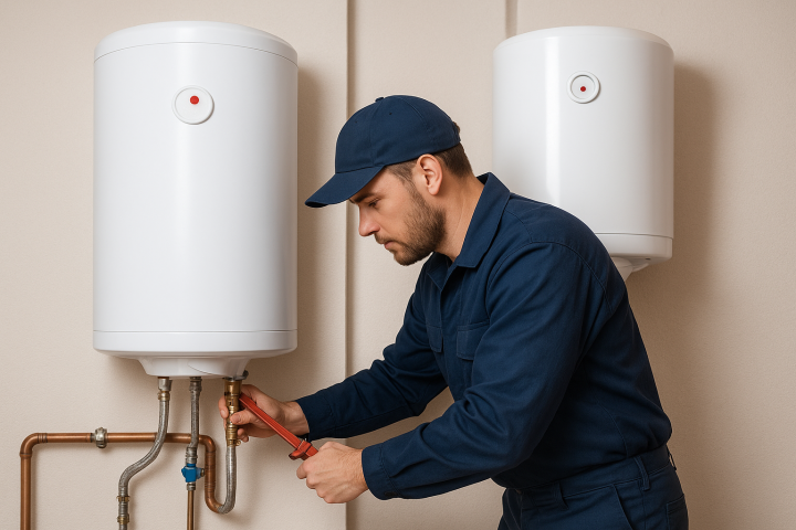 Pose et remplacement ballon d'eau chaude